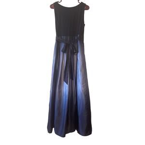 SNYL Ombre' Satin Woven Gown Blue 12P Women's Prom Ball Gown Debutant Dress